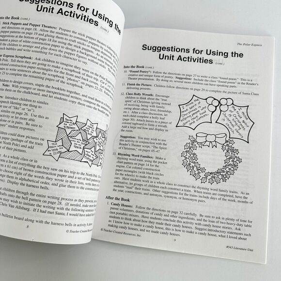 2/$8 A Guide for Using The Polar Express in the Classroom Teacher Resource (PB) - Picture 3 of 9